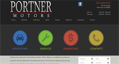 Desktop Screenshot of portnermotors.com
